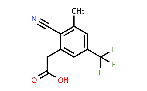 1805461-01-1 | 2-Cyano-3-methyl-5-(trifluoromethyl)phenylacetic acid