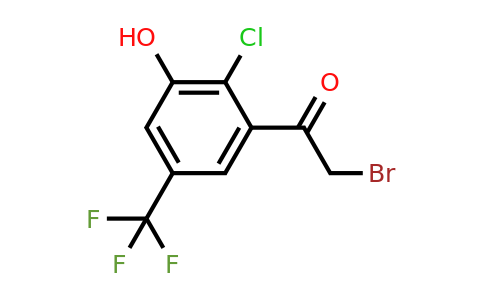1805461-38-4 | 2'-Chloro-3'-hydroxy-5'-(trifluoromethyl)phenacyl bromide