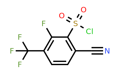 1805461-41-9 | 6-Cyano-2-fluoro-3-(trifluoromethyl)benzenesulfonylchloride