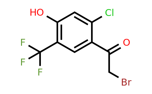 1805461-48-6 | 2'-Chloro-4'-hydroxy-5'-(trifluoromethyl)phenacyl bromide