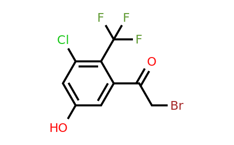 1805461-56-6 | 3'-Chloro-5'-hydroxy-2'-(trifluoromethyl)phenacyl bromide