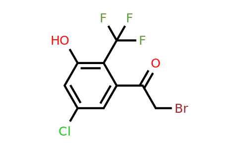 1805461-69-1 | 5'-Chloro-3'-hydroxy-2'-(trifluoromethyl)phenacyl bromide