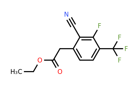 1805461-85-1 | Ethyl 2-cyano-3-fluoro-4-(trifluoromethyl)phenylacetate
