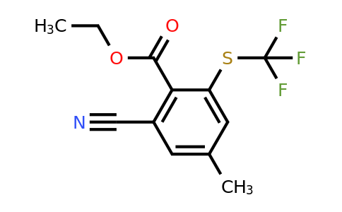 1805461-93-1 | Ethyl 2-cyano-4-methyl-6-(trifluoromethylthio)benzoate
