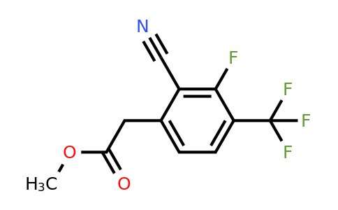 1805461-95-3 | Methyl 2-cyano-3-fluoro-4-(trifluoromethyl)phenylacetate