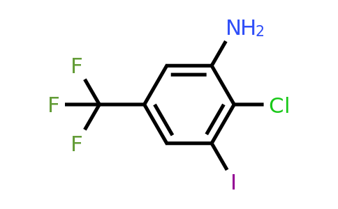 1805463-02-8 | 2-Chloro-3-iodo-5-(trifluoromethyl)aniline