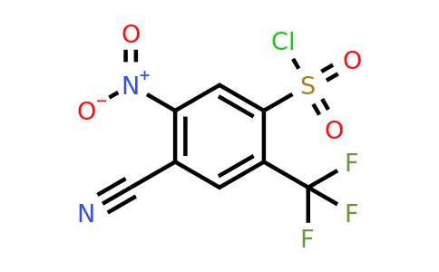 1805463-35-7 | 4-Cyano-5-nitro-2-(trifluoromethyl)benzenesulfonylchloride