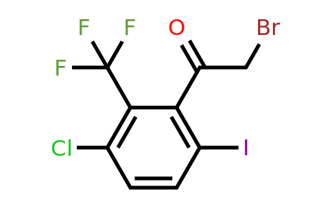 1805463-42-6 | 3'-Chloro-6'-iodo-2'-(trifluoromethyl)phenacyl bromide