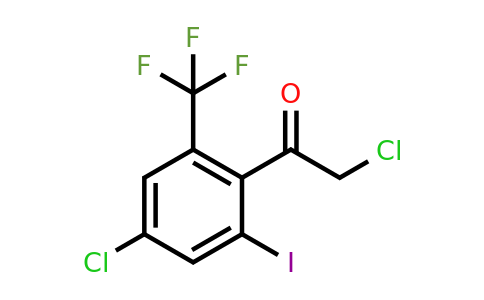 1805463-76-6 | 4'-Chloro-2'-iodo-6'-(trifluoromethyl)phenacyl chloride