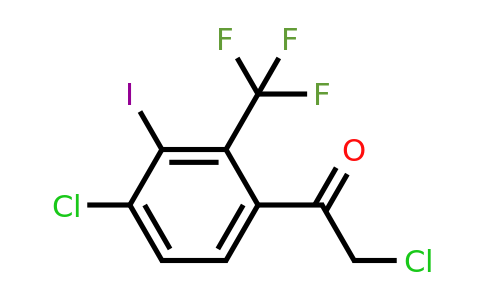 1805463-87-9 | 4'-Chloro-3'-iodo-2'-(trifluoromethyl)phenacyl chloride