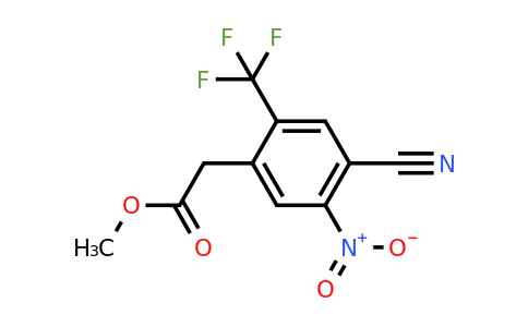 1805464-05-4 | Methyl 4-cyano-5-nitro-2-(trifluoromethyl)phenylacetate