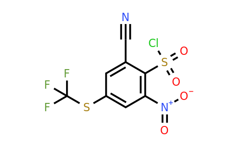 1805464-28-1 | 2-Cyano-6-nitro-4-(trifluoromethylthio)benzenesulfonylchloride
