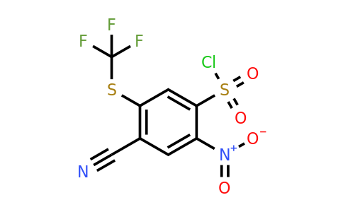 1805464-35-0 | 4-Cyano-2-nitro-5-(trifluoromethylthio)benzenesulfonylchloride
