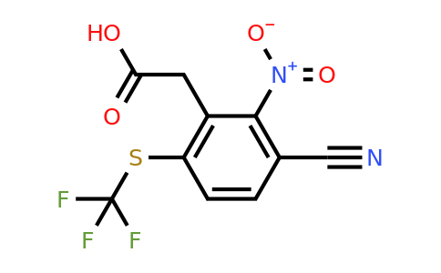 1805464-85-0 | 3-Cyano-2-nitro-6-(trifluoromethylthio)phenylacetic acid