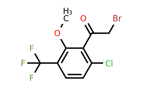 1805464-87-2 | 6'-Chloro-2'-methoxy-3'-(trifluoromethyl)phenacyl bromide