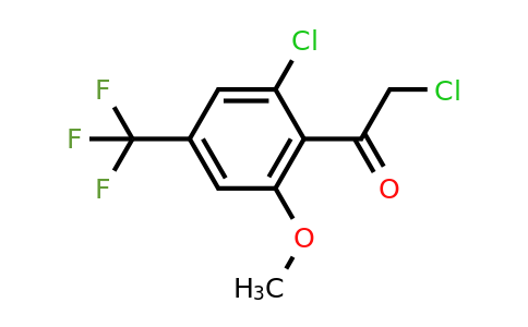 1805464-98-5 | 2'-Chloro-6'-methoxy-4'-(trifluoromethyl)phenacyl chloride
