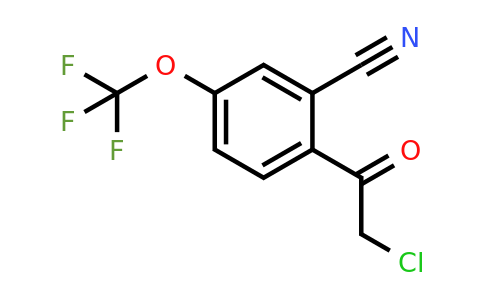 1805465-79-5 | 2'-Cyano-4'-(trifluoromethoxy)phenacyl chloride