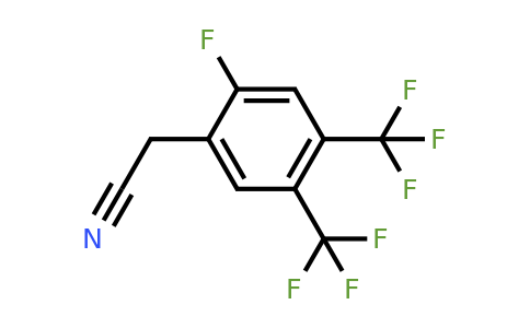 1805466-16-3 | 4,5-Bis(trifluoromethyl)-2-fluorophenylacetonitrile