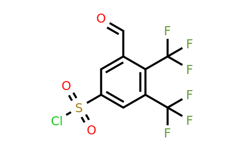 1805467-31-5 | 3,4-Bis(trifluoromethyl)-5-formylbenzenesulfonyl chloride