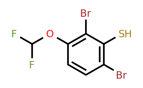 1805467-35-9 | 2,6-Dibromo-3-(difluoromethoxy)thiophenol