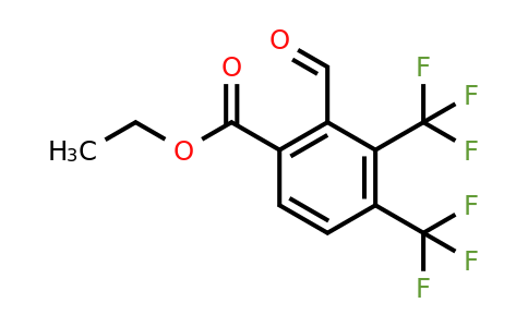 1805467-84-8 | Ethyl 3,4-bis(trifluoromethyl)-2-formylbenzoate