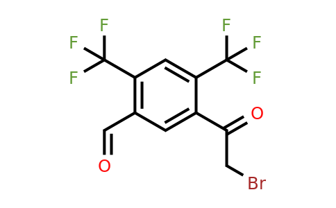 1805469-04-8 | 2',4'-Bis(trifluoromethyl)-5'-formylphenacyl bromide