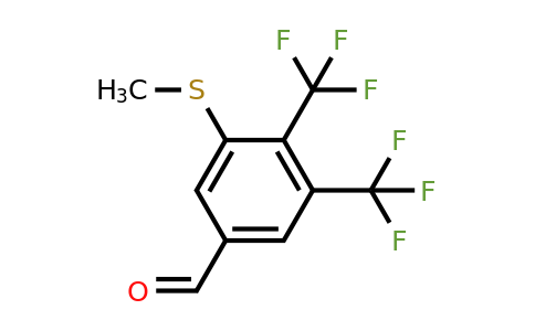1805469-81-1 | 2,3-Bis(trifluoromethyl)-5-formylthioanisole
