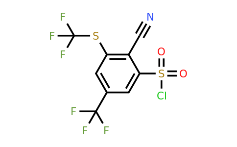 1805469-94-6 | 2-Cyano-5-trifluoromethyl-3-(trifluoromethylthio)benzenesulfonylchloride