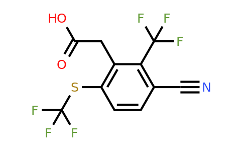 1805470-36-3 | 3-Cyano-2-trifluoromethyl-6-(trifluoromethylthio)phenylacetic acid