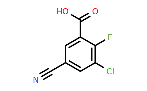 1805470-89-6 | 3-Chloro-5-cyano-2-fluorobenzoic acid