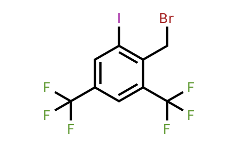 1805471-19-5 | 2,4-Bis(trifluoromethyl)-6-iodobenzyl bromide