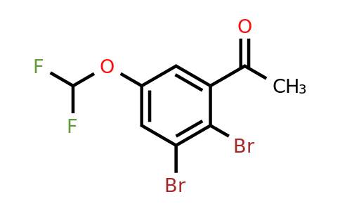 1805471-82-2 | 2',3'-Dibromo-5'-(difluoromethoxy)acetophenone