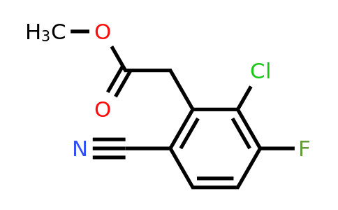 1805471-83-3 | Methyl 2-chloro-6-cyano-3-fluorophenylacetate