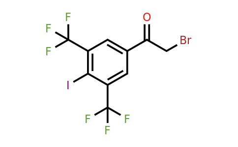 1805471-86-6 | 3',5'-Bis(trifluoromethyl)-4'-iodophenacyl bromide