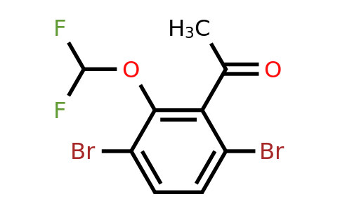 1805471-93-5 | 3',6'-Dibromo-2'-(difluoromethoxy)acetophenone