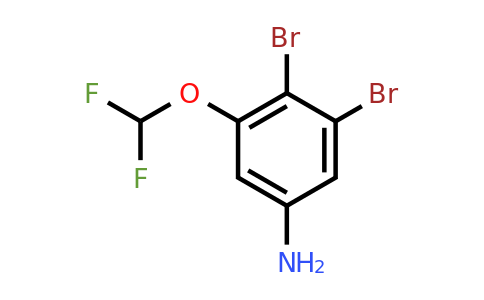 1805472-06-3 | 3,4-Dibromo-5-(difluoromethoxy)aniline