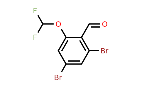 1805472-10-9 | 2,4-Dibromo-6-(difluoromethoxy)benzaldehyde