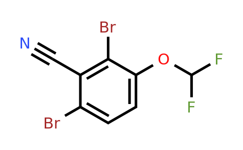 1805472-55-2 | 2,6-Dibromo-3-(difluoromethoxy)benzonitrile