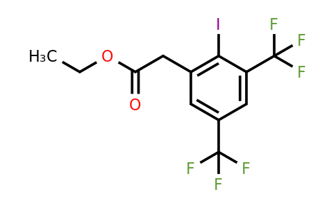 1805472-91-6 | Ethyl 3,5-bis(trifluoromethyl)-2-iodophenylacetate