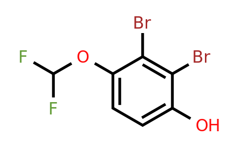 1805473-36-2 | 2,3-Dibromo-4-(difluoromethoxy)phenol