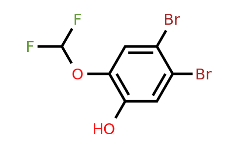 1805473-43-1 | 4,5-Dibromo-2-(difluoromethoxy)phenol