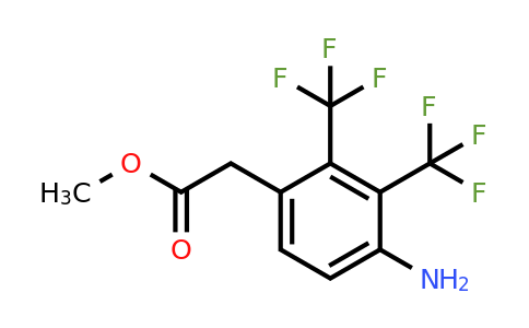 1805473-56-6 | Methyl 4-amino-2,3-bis(trifluoromethyl)phenylacetate