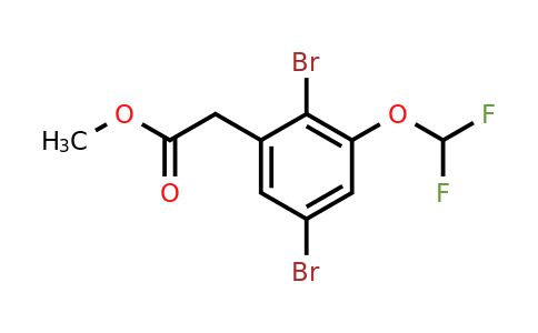 1805473-61-3 | Methyl 2,5-dibromo-3-(difluoromethoxy)phenylacetate