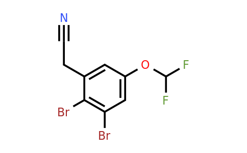 1805473-73-7 | 2,3-Dibromo-5-(difluoromethoxy)phenylacetonitrile