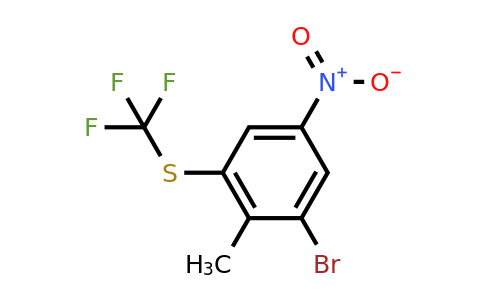 1805473-99-7 | 6-Bromo-4-nitro-2-(trifluoromethylthio)toluene