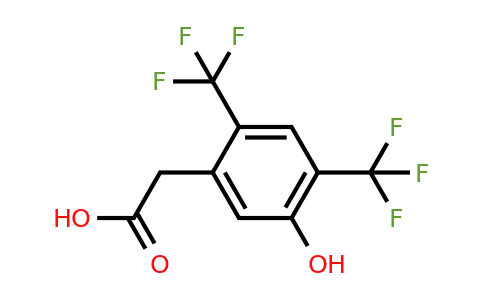 1805474-21-8 | 2,4-Bis(trifluoromethyl)-5-hydroxyphenylacetic acid