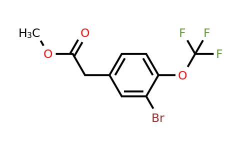 1805474-59-2 | Methyl 3-bromo-4-(trifluoromethoxy)phenylacetate