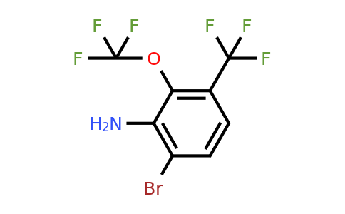 1805474-67-2 | 6-Bromo-2-trifluoromethoxy-3-(trifluoromethyl)aniline