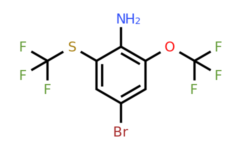 1805474-73-0 | 4-Bromo-2-trifluoromethoxy-6-(trifluoromethylthio)aniline