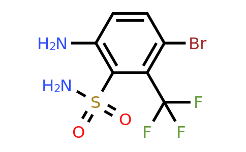 1805476-56-5 | 6-Amino-3-bromo-2-(trifluoromethyl)benzenesulfonamide
